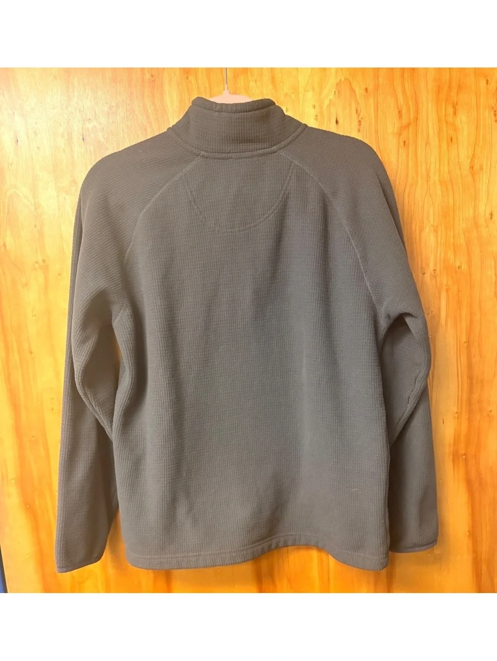 The North Face Men's Gray Half-Zip Fleece Pullover Medium